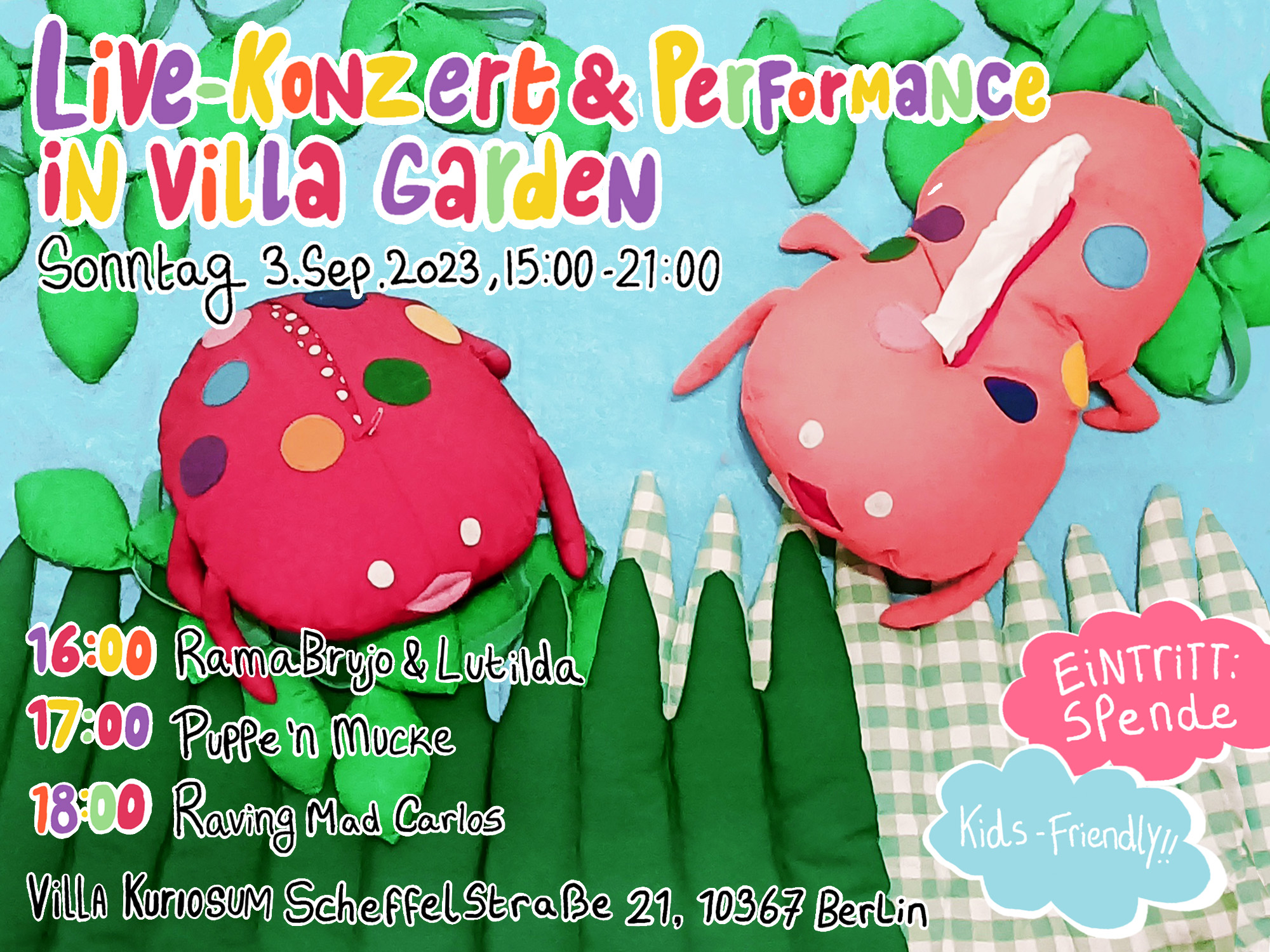 Puppe'n Mucke Live at Villa Garden