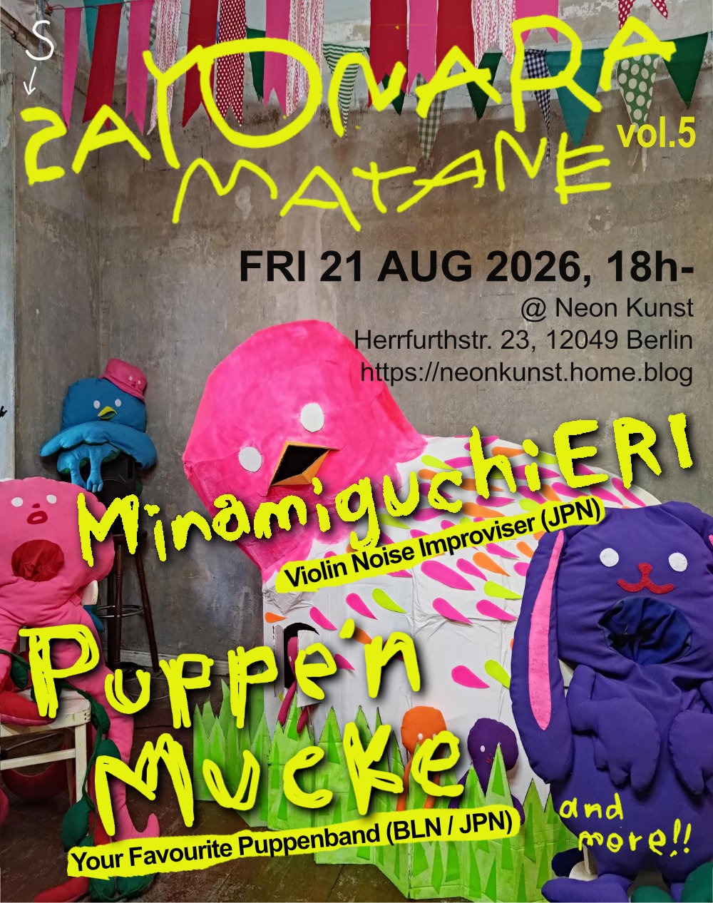 Puppe'n Mucke / MinamiguchiERI at NeonKunst Berlin